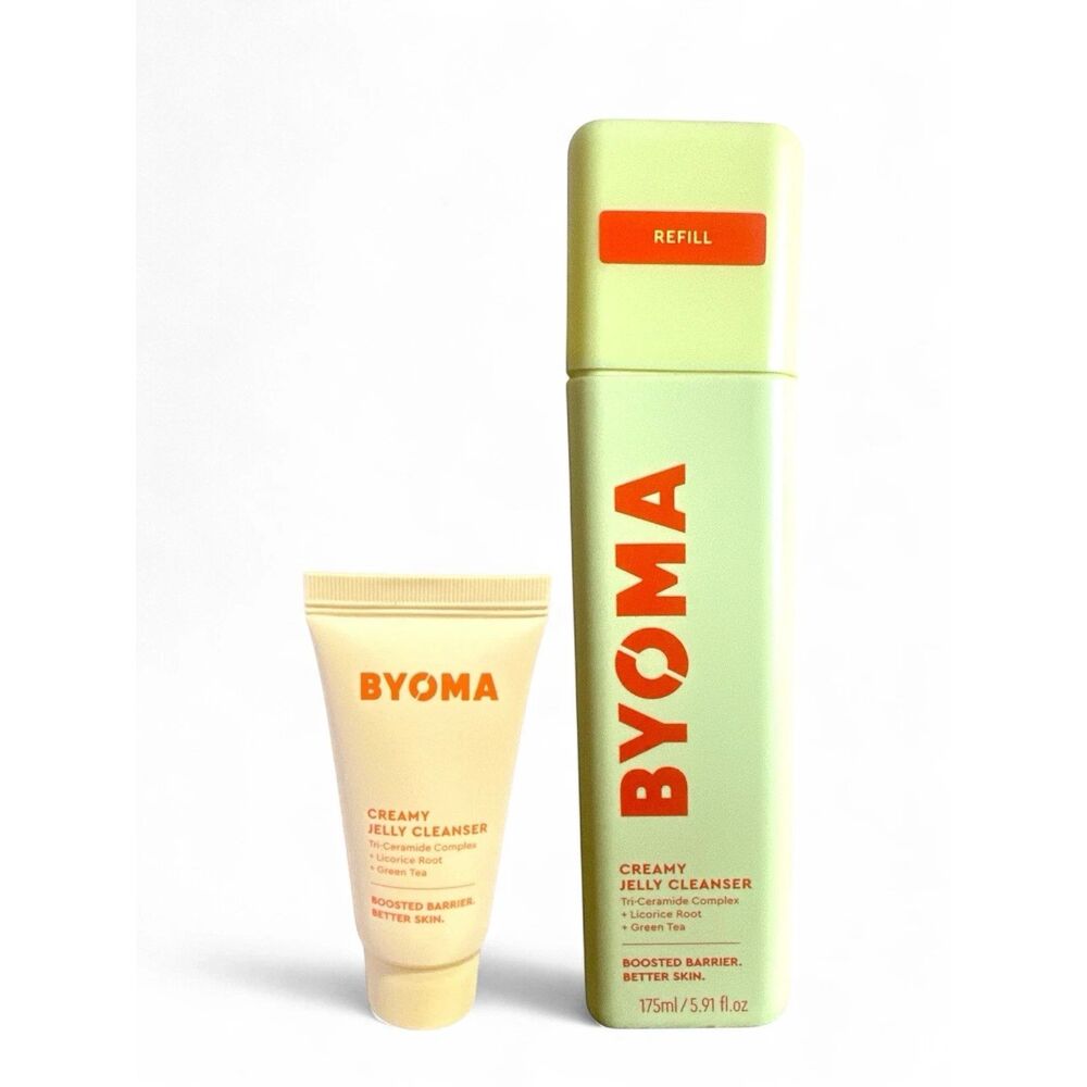 Bundle BYOMA Creamy Jelly Cleanser Refill  175ml & Mini Boosts Skin Barrier